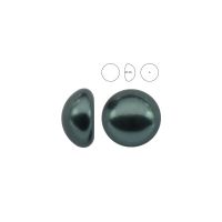 06mm TAHITIAN LOOK Pearl Cabochon 5817 1/2 Drilled