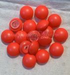 08mm NEON RED Pearl Cabochon 5817 1/2 Drilled