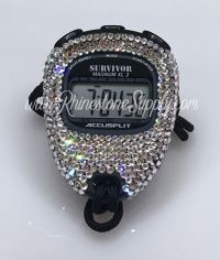Stopwatch by Accusplit with CRYSTAL (Clear) Rhinestones