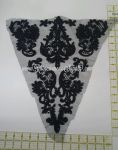Large Front Beaded Applique - Single - Chocie of Colors