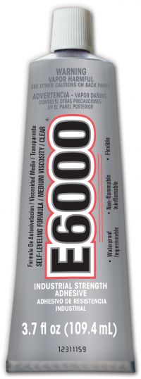 E6000® 3.7 oz tube Industrial strength glue for beads crafts - - Rhinestone  Supply