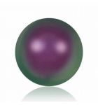 06mm Iridescent Purple Pearl Cabochon 5817 1/2 Drilled